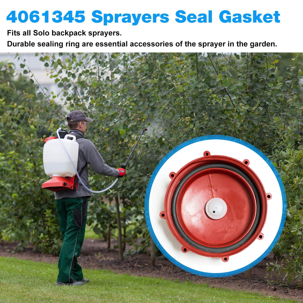 JIOTAR 4061345 gasket ensures reliable seal for Solo backpack sprayer