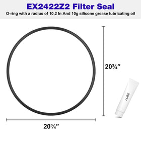 DEX2422Z2 seal demonstrates high-temperature durability for pool filtration.