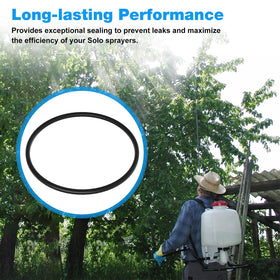 JIOTAR Solo sprayer gasket shown as tool-free replacement feature