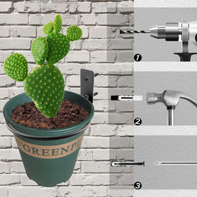 Six-pack planter rings suitable for succulents, herbs, and trailing greenery.