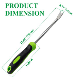 Jiozermi ergonomic handle weeder reduces wrist fatigue during use.