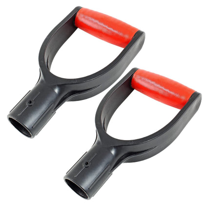 Jiozermi two-piece D-grip shovel handle set for easy replacement