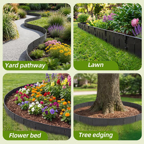 Jiribid versatile edging suitable for flower beds, patios, and walkways