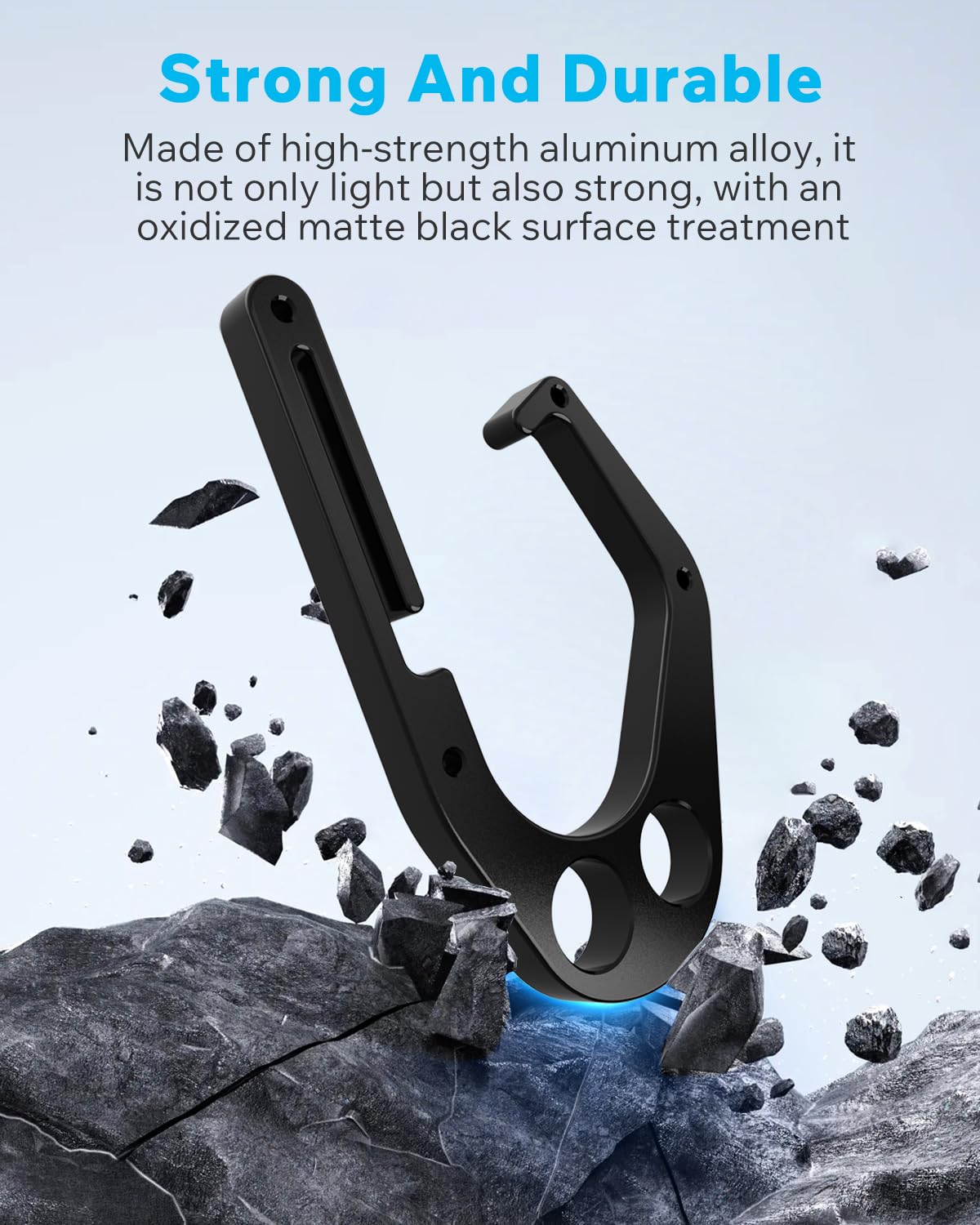 JISHAHS aluminum tree hook rust-proof durability survives outdoor work.