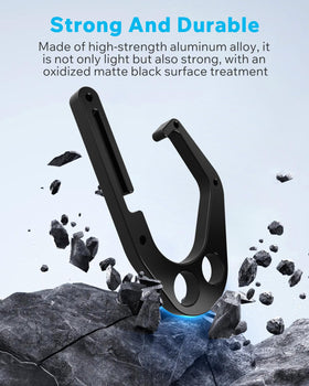JISHAHS aluminum tree hook rust-proof durability survives outdoor work.