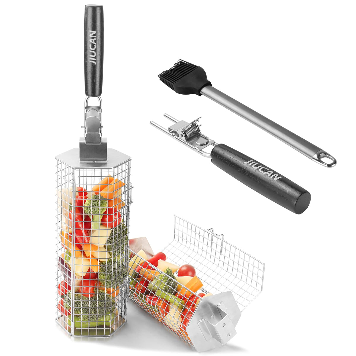JIUCAN grill baskets make a thoughtful gift for grill lovers
