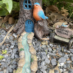 JIUMO curved mini stream fits micro landscapes for dollhouse dioramas