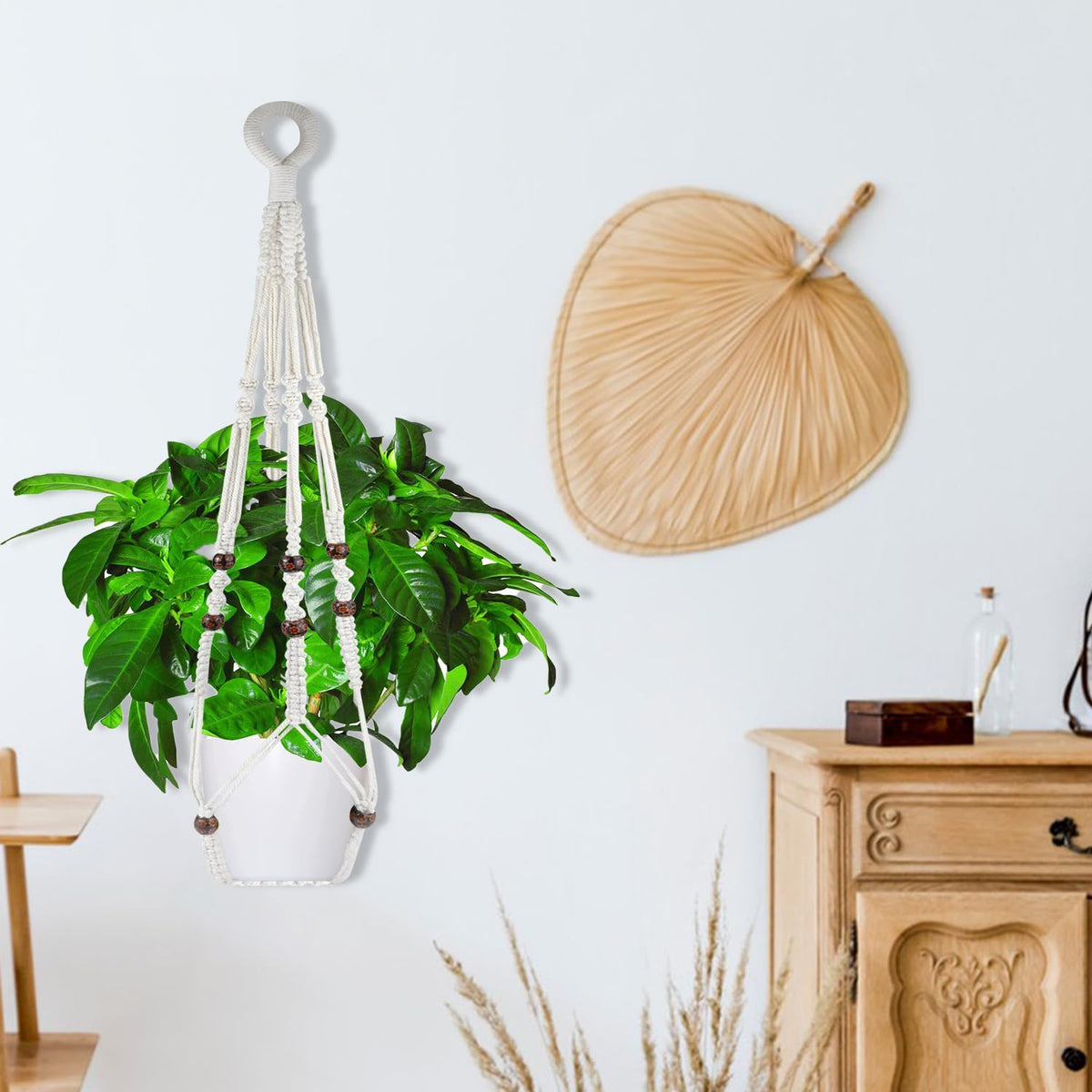 JIUZI pet-friendly design keeps plants safely elevated away from paws.