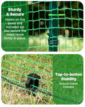 JivaJot 80 ft roll covers yards, gardens, and events as needed.