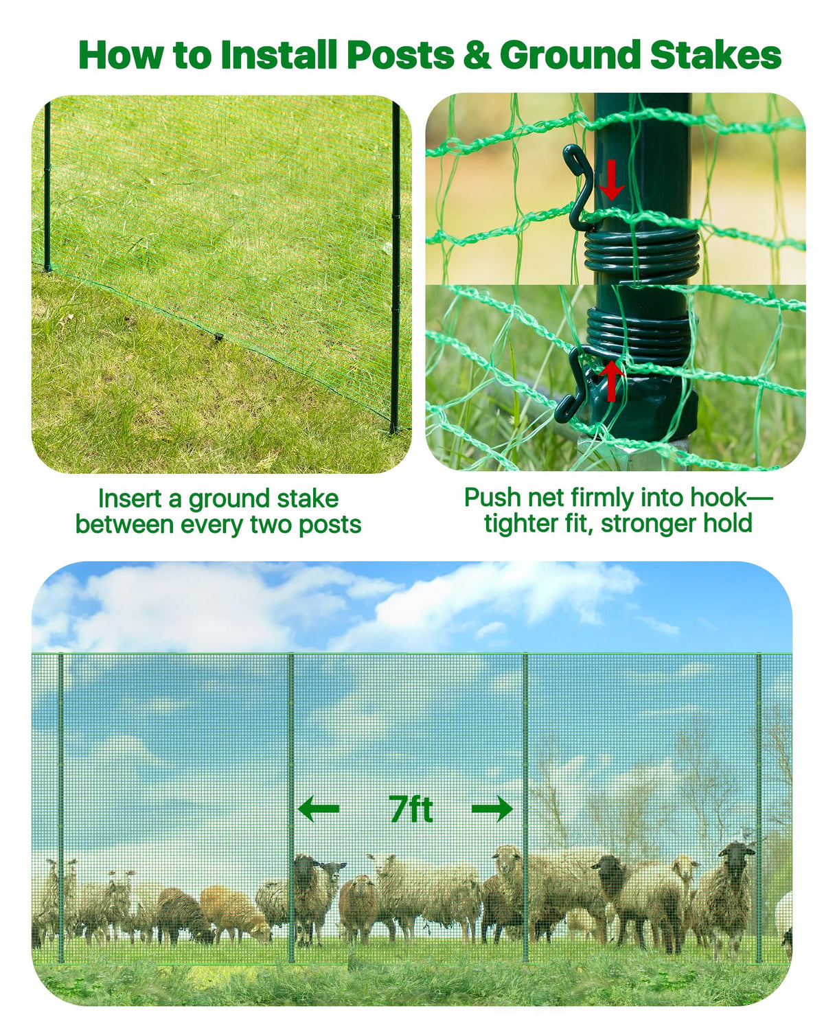 JivaJot UV-protected plastic fencing resists sun damage for longer use.