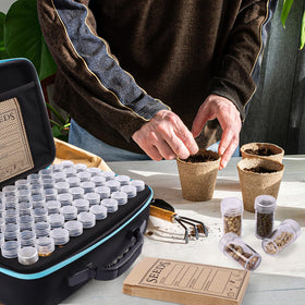 Jixsloft versatile storage for beads and small items beyond seeds