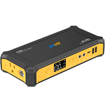 JIYHF portable power station 99point9wh compact design ideal for travel backup power