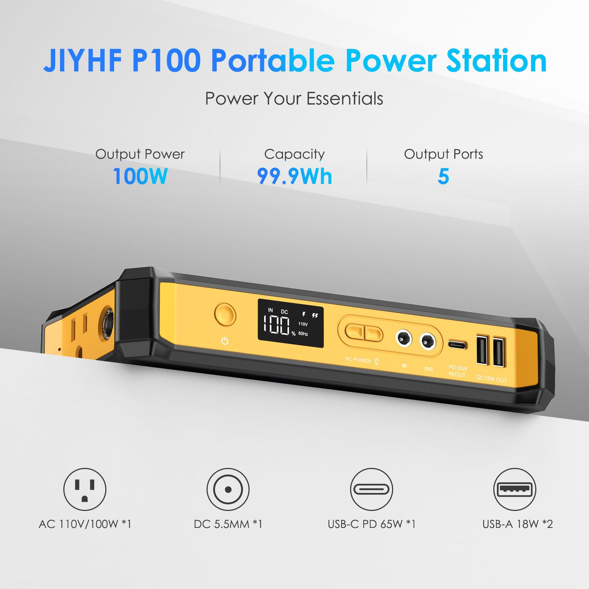 JIYHF included accessories kit for easy setup and transport