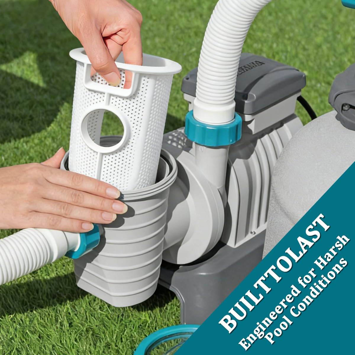 JIYIZO strainer basket open-grid design maintains steady water flow and efficiency.