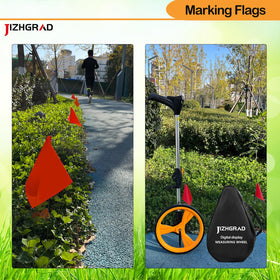 JIZHGRAD multipurpose ground marker flags suit sprinkler systems, landscaping, and utility layouts.