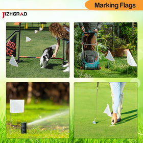 JIZHGRAD yard flags are family-friendly for boundary marking and pet safety.