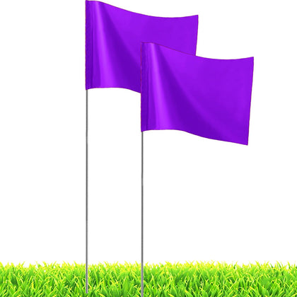 JIZHGRAD yard flags with bright color for clear lawn marking and visibility.