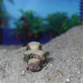 Jizlan resin stump prop creates charming woodland accents in fairy gardens and terrariums.
