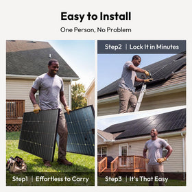 JJN two-panel 400W kit with long warranty for reliable off-grid power