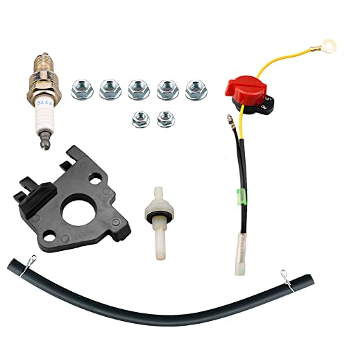 JJing carburetor and muffler hardware kit includes gaskets, nuts, bolts for easy install.