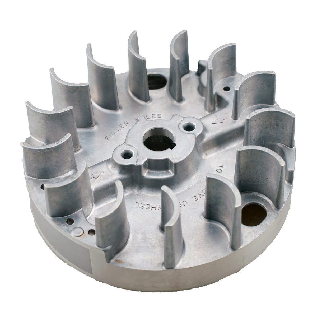 JJing spark plug included with flywheel for maintenance readiness