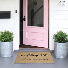 JJUUYOU durable polypropylene mat ideal for all weather entryways