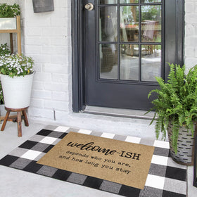 JJUUYOU wide size options fit most standard entryways