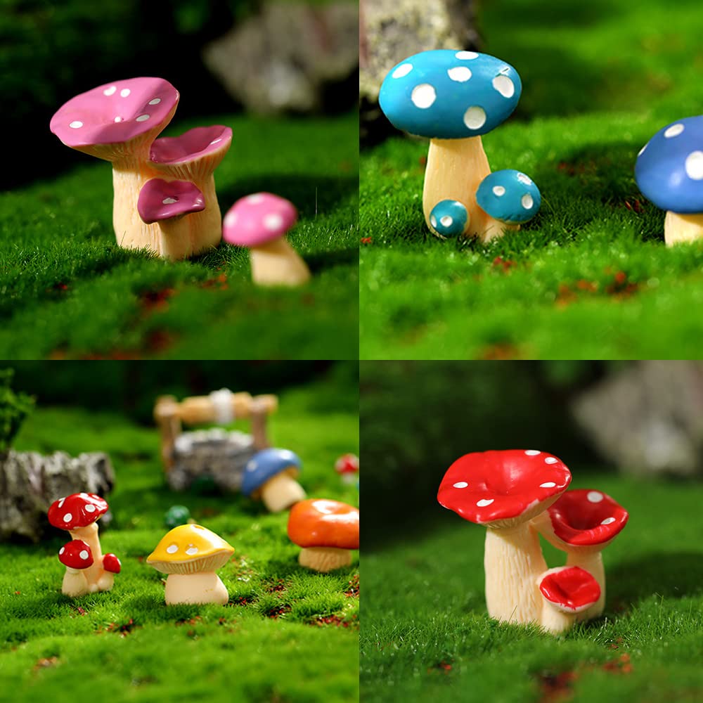 JKanruh resin mushrooms waterproof resin for durable garden accents
