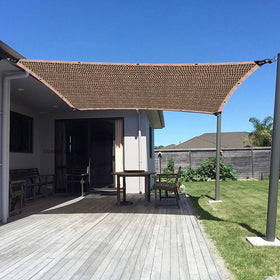 JKNVDVLC HDPE shade fabric resists wear and fading for long-lasting shade.