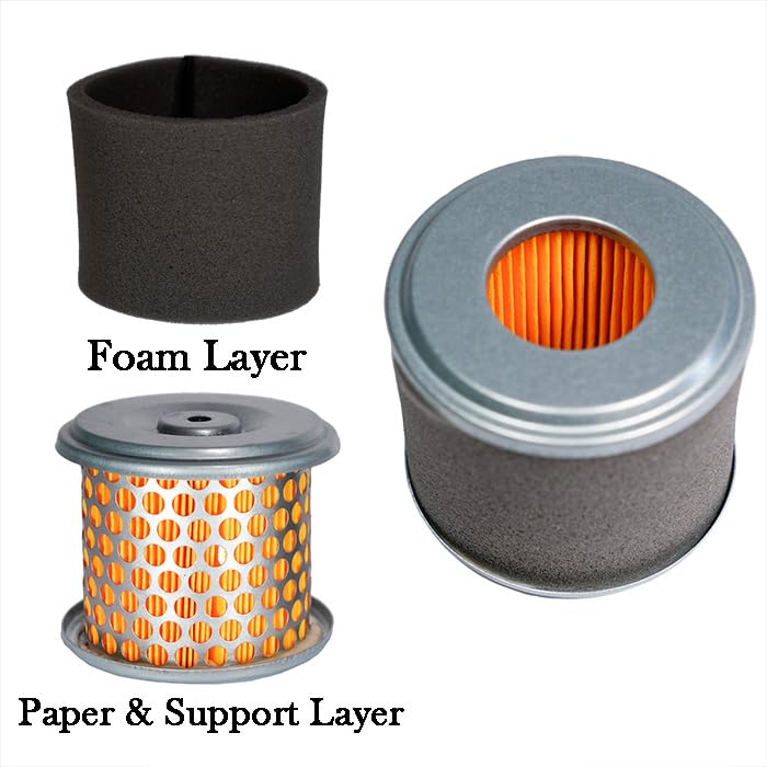Two-pack of JMCHstore air filters ready for quick replacement