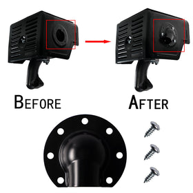 JMCHstore muffler deflector with eight install options for Duromax 420cc/440cc