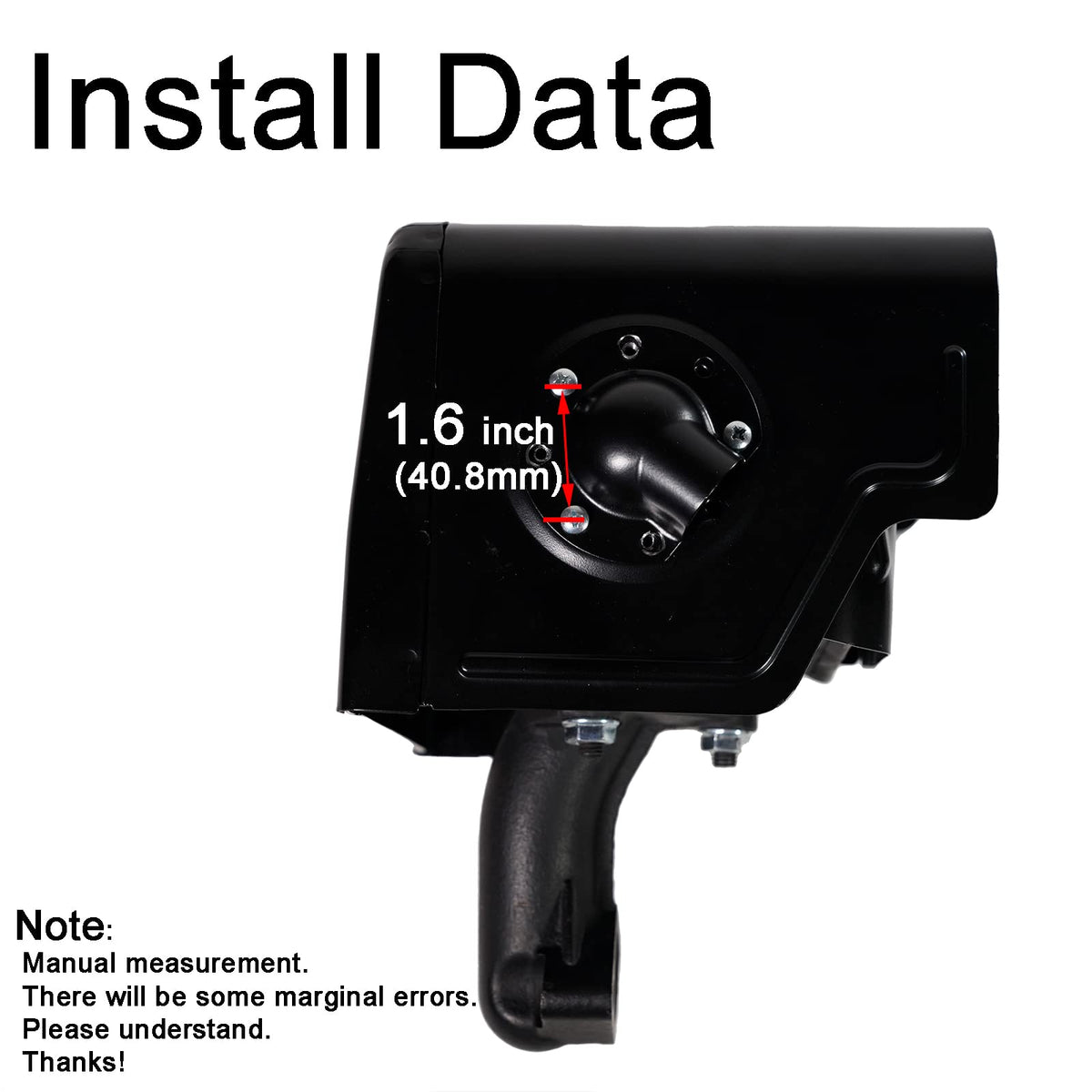 JMCHstore GX240 muffler deflector ready for mounting and heat redirection