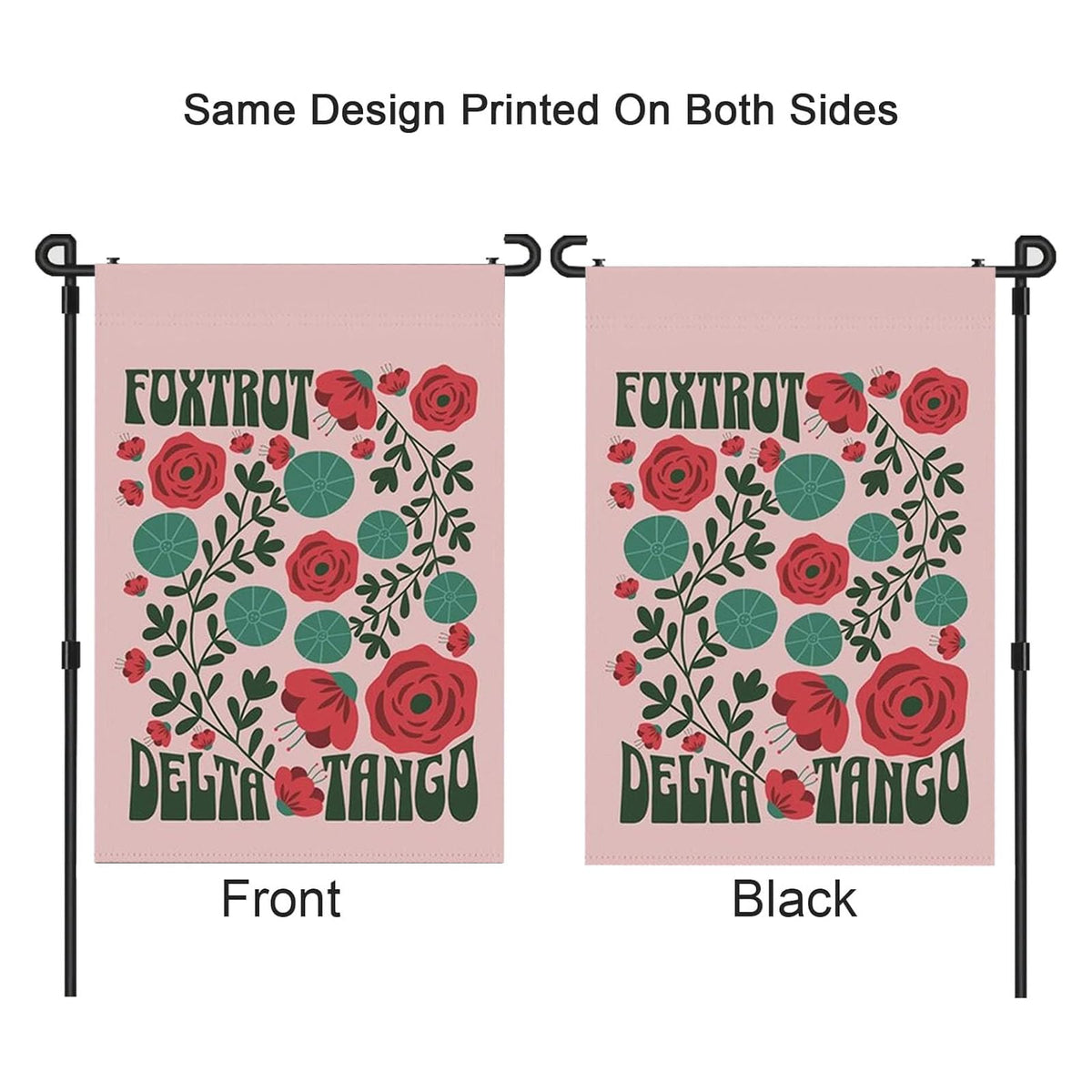 JMEMFC Outdoor polyester flag durable for outdoor conditions.