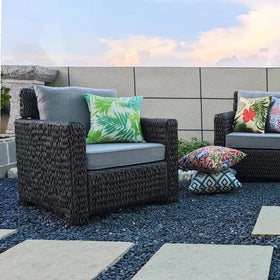 JMGBird easy-care cushions suitable for indoor and outdoor spaces.