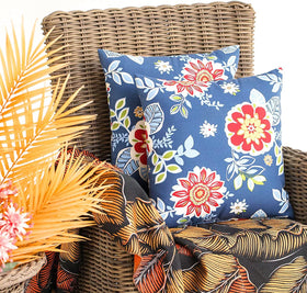 JMGBird outdoor pillows on patio furniture enhancing garden-ready decor for any space.