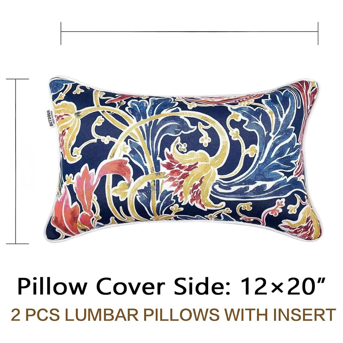 JMGBird patio scene with blue pillows on outdoor furniture