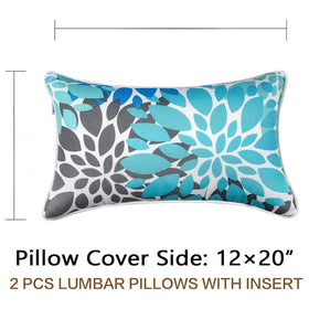 JMGBird two-pack pillows with inserts ready to refresh seating instantly.