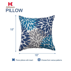 JMKaixin pillows expanded to 18x18 and ready for seating outdoors