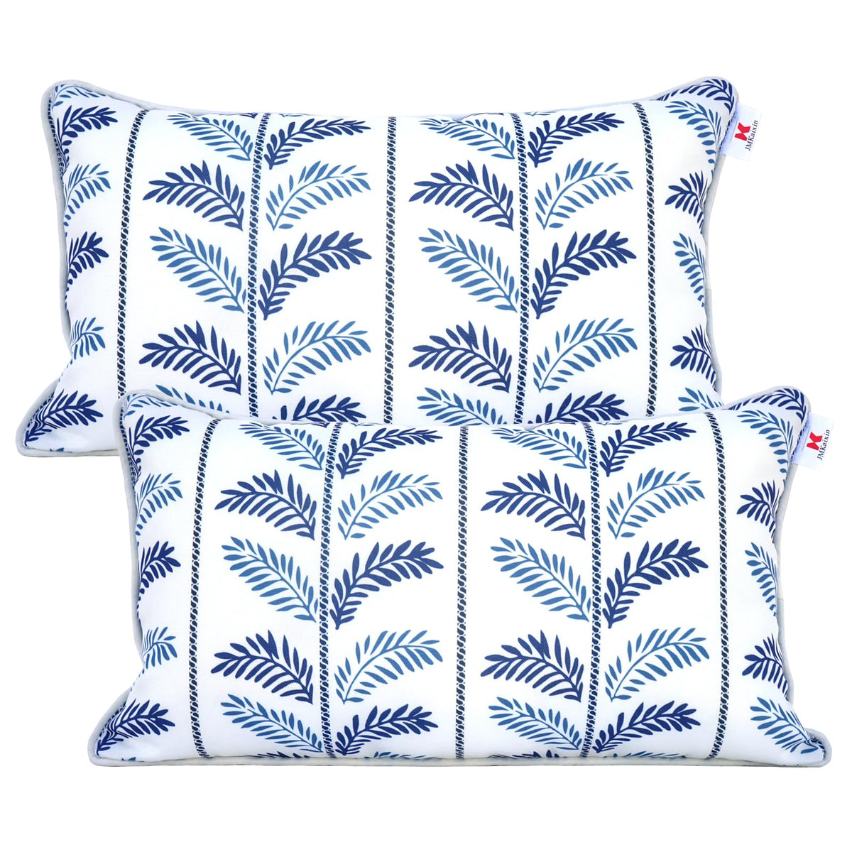 JMKaixin patio lumbar pillow front view showing outdoor comfort