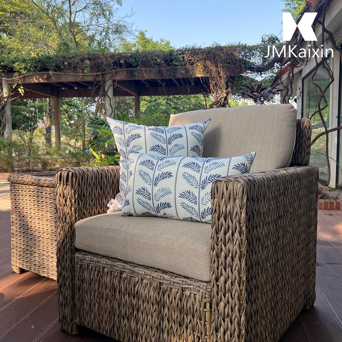 JMKaixin colorful retro pattern upgrade for outdoor decor
