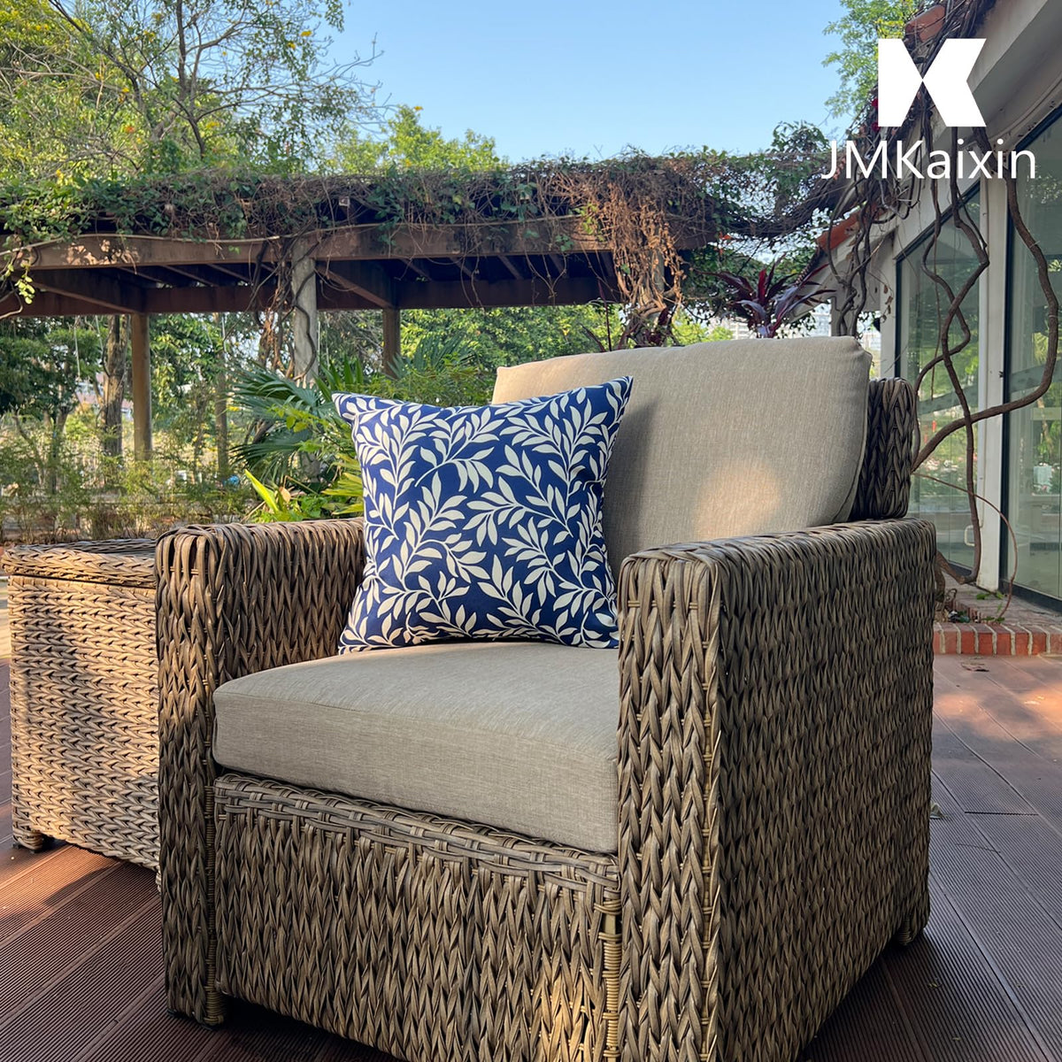 JMKaixin cushions wipe clean with a damp cloth.