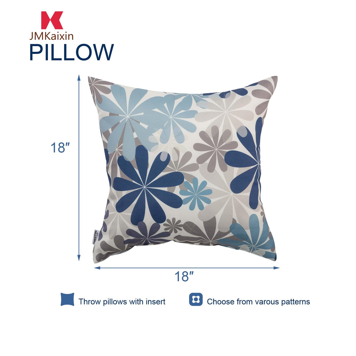 JMKaixin pillow inserts provide soft PP cotton comfort and quick loft