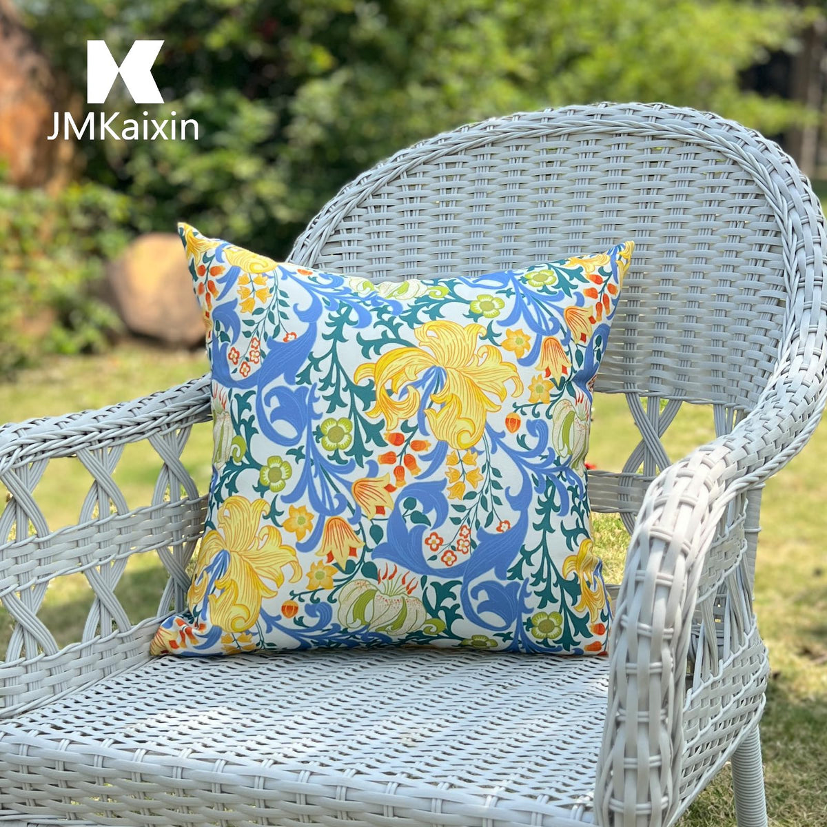 JMKaixin pillowcase with PU coating stays bright and clean during outdoor gatherings.