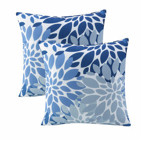 JMKaixin waterproof outdoor pillow 18x18 with vibrant color on patio setup