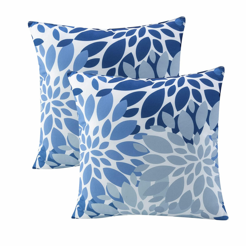 JMKaixin waterproof outdoor pillow 18x18 with vibrant color on patio setup