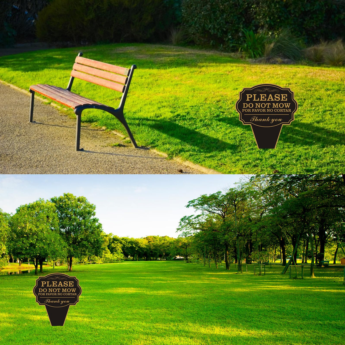 JMXINHANG 10x14 sign size for prominent, balanced curb appeal.