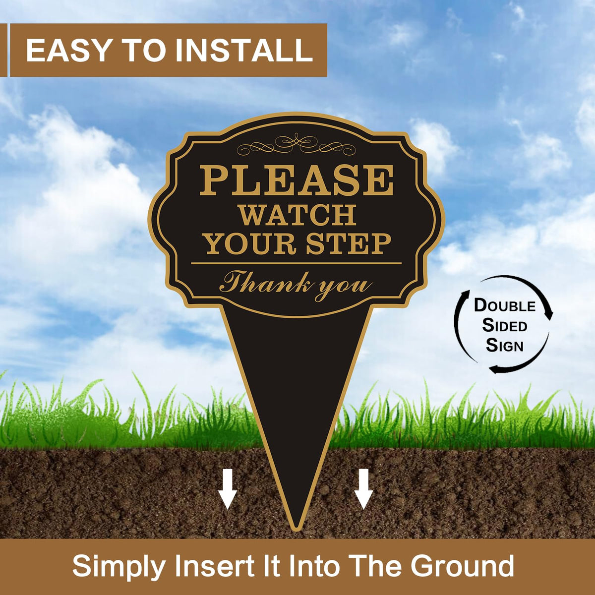 JMXINHANG integrated stake enables quick outdoor installation