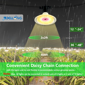 JMXULONG aluminum body provides durable construction for long-lasting operation