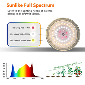 JMXULONG three-light setup offers flexible coverage for small spaces