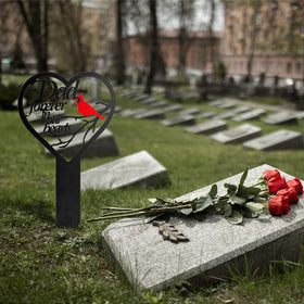 JMZYJZH easy-install grave decoration secures with soil for quick setup